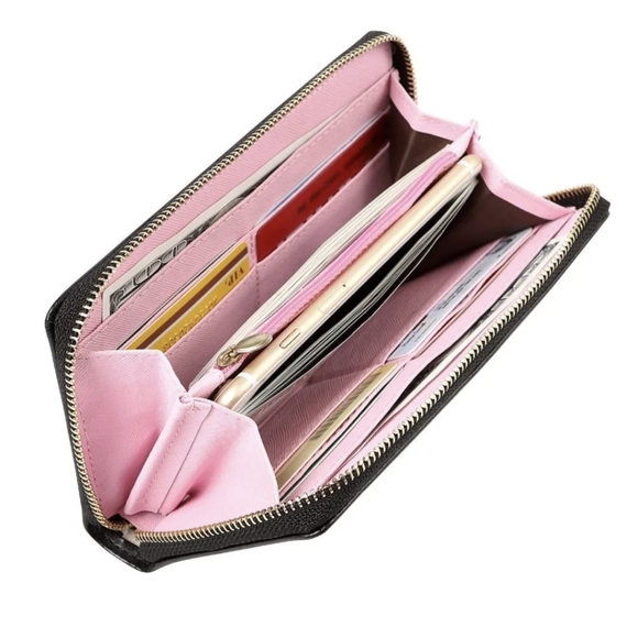 Women Lady Leather Wallet Card Holder Long Clutch Handbag Best Gift US STOCK - Picture 4 of 5